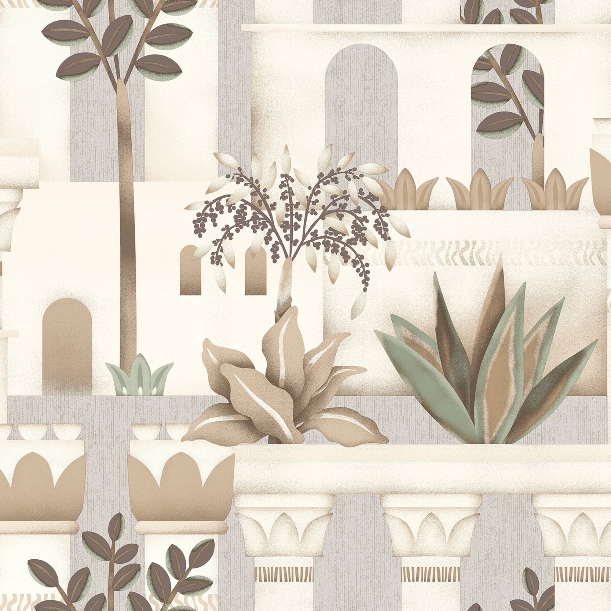 Designs Direct Mediterranean Villa Garden Wallpaper